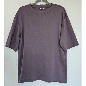 Uniqlo AIRism Cotton Blend Crew Neck Half-Sleeve Tee T-Shirt M
